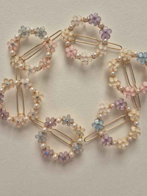 گیره نگین دار دایره ای