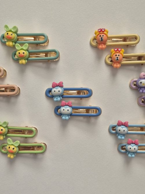 گیره فلزی با پیکسل عروسکی