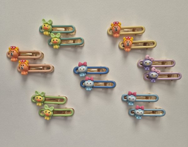 گیره فلزی با پیکسل عروسکی