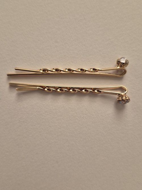 سنجاق طلایی نگین دار