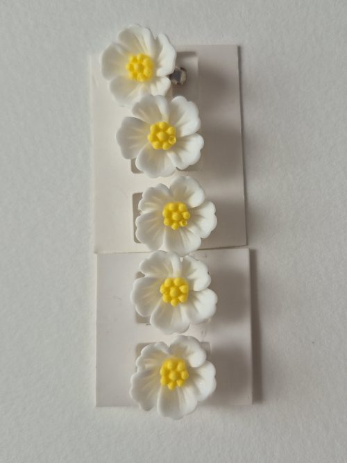 قفل مو گل نرگس (زرد)